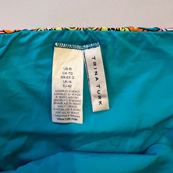 Trina Turk Tunic Coverup & Bikini Bottom Set Swim Beach - Picture 10 of 16